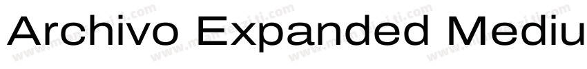 Archivo Expanded Medium字体转换
